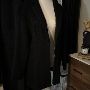 Knit Black Blazer